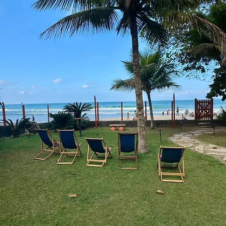 Pe Na Areia Praia Das Toninhas Villa Ubatuba Exterior photo
